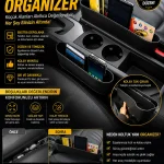 2 Adet Araç Koltuk Yanı Organizer