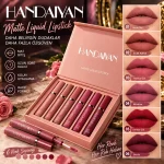 HANDAYAN Matte Liquid Lipstick – 6 Renk Seçeneği, Mat Bitiş, Uzun Süre Kalıcı